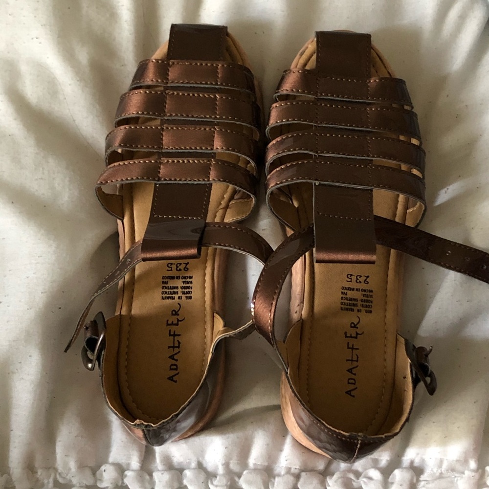 Copper sandals